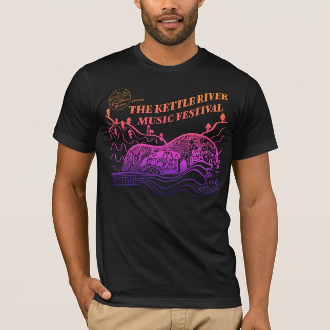 T-shirt Homme brillant officiel KRMF LOGO Tee (Devant)