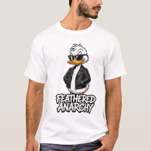 T-Shirt Homme Canard Anarchie Plumée
