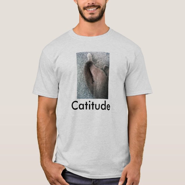 T-shirt Homme Catitude / Cat pic (Devant)