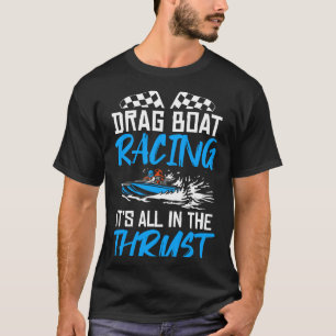 T-shirt Homme cavalier de bateau de drague bateau de cours