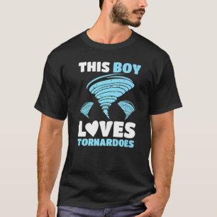 T-shirt Homme Ce Garçon Aime Tornardo Météorologie tempête