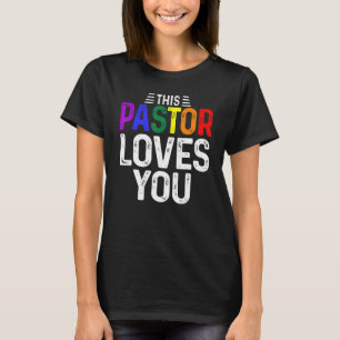 T-shirt Homme Ce Pasteur Vous Aime Fière Gay Lesbienne Fie