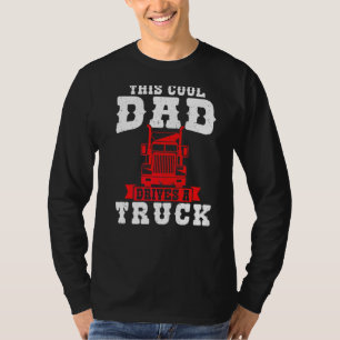 T-shirt Homme Ce Père Cool Conduit Un Camion Camion