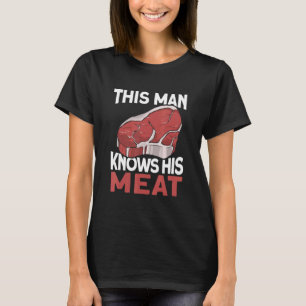 T-shirt Homme Cet Homme Connaît Son Couteau De Viande Bouc