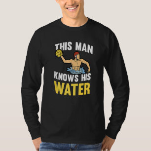 T-shirt Homme Cet homme connaît son équipe de natation aqu