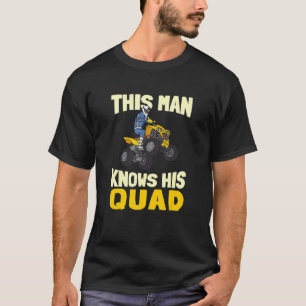 T-shirt Homme Cet Homme Connaît Son Quad Quad Vélo Tout Te