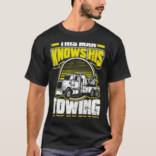 T-shirt Homme Cet Homme Connaît Son Tricot De Remorquage T