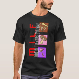 T-shirt Homme champignon J'aime les champignons Vintage Fu