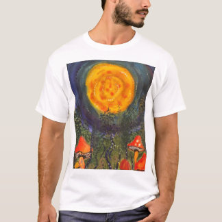 T-Shirt Homme Champignons au Clair de Lune