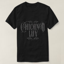 Homme Chicano amour noir Nom personnalisé