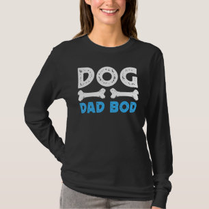 T-shirt Homme Chien Papa Bod Père Papa Papa Fête des pères