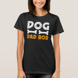 T-shirt Homme Chien Papa Bod Père Papa Papa Fête des pères