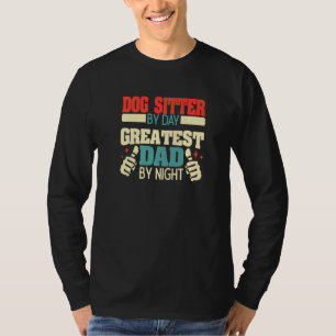 T-shirt Homme Chien Sitter Par Jour Plus Grand Papa Par Nu
