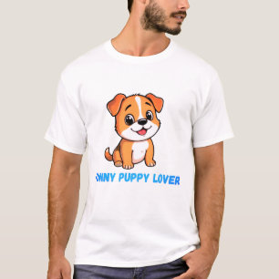 T-shirt homme chiot amusant - mignon chien papa Te