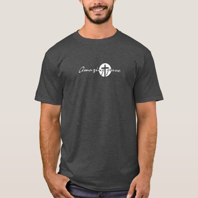 T-shirt homme chrétien "Extraordinaire grâce" (Devant)