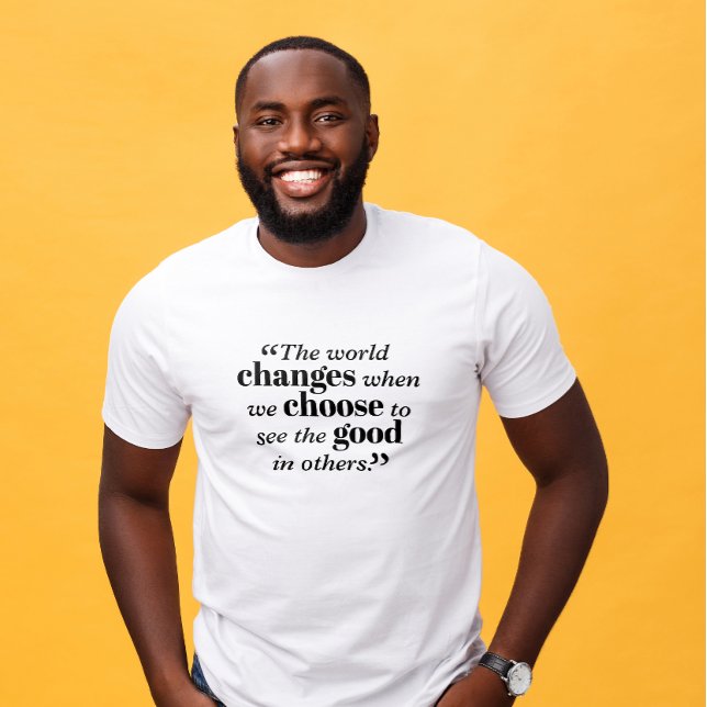 T-shirt Homme Citation Inspirationnelle (Créateur téléchargé)