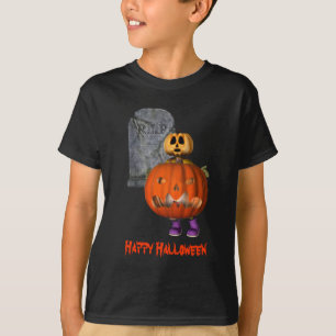 T-shirt Homme citrouille Tombstone Halloween Drôle