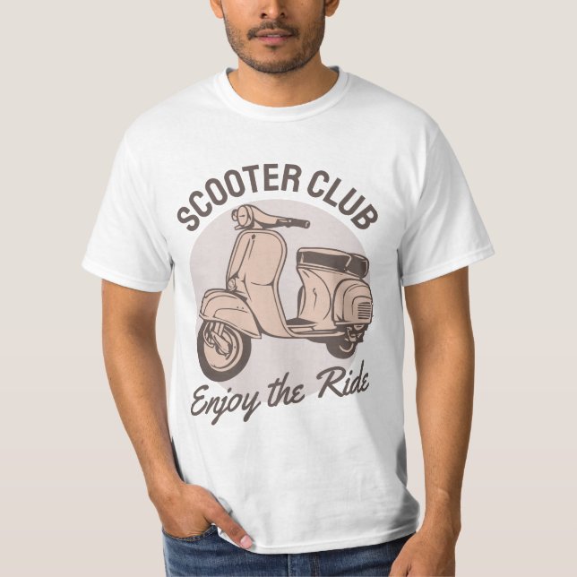 T-shirt Homme Club de Scooter (Devant)