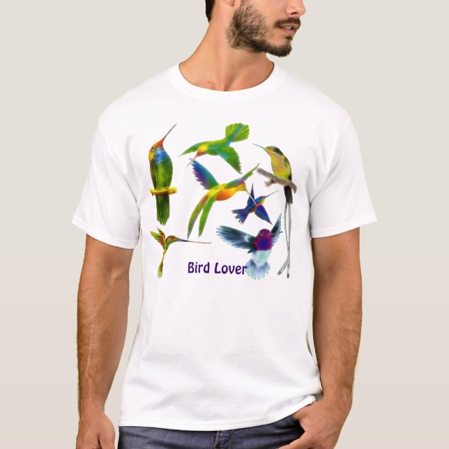 T-shirt homme colibri (Devant)