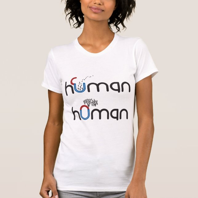 T-shirt Homme contre femme (Devant)