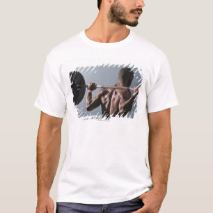 T-shirt Homme d'Afro-américain établissant le gymnase 2
