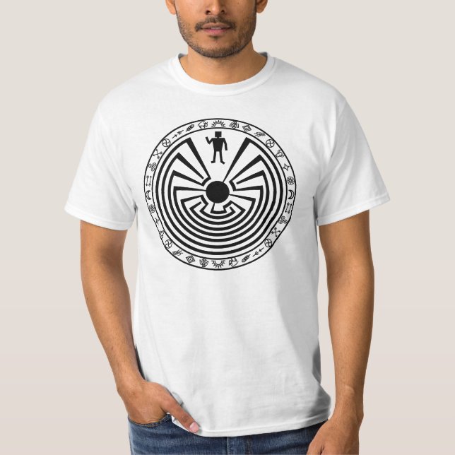 T-shirt Homme dans le Maze [noir] (Devant)