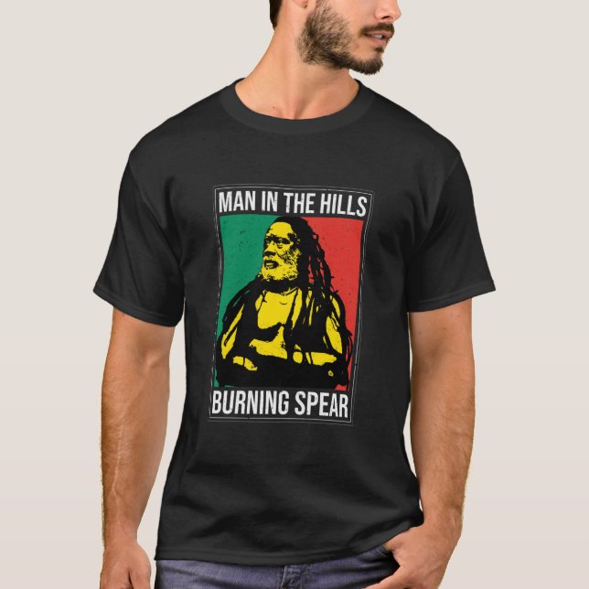 T-shirt Homme Dans Les Collines - Spear Brûlant (Devant)