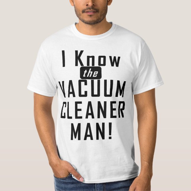 T-shirt Homme d'aspirateur (Devant)