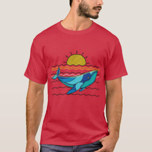 T-shirt homme de baleine