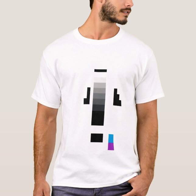 T-shirt homme de bande d'essai (Devant)