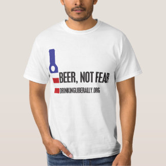 T-shirt homme de bière pas peur