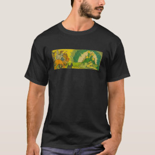 T-shirt Homme de fer Épouvantail Lion peureux Dorothy Toto
