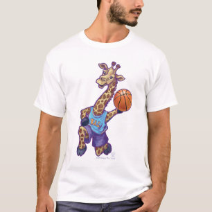 T-shirt homme de la Giraffe de basket