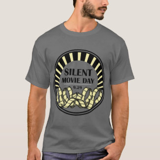 T-shirt homme de la journée du cinéma silencieux