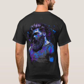 T-shirt Homme de muscle barbu nordique