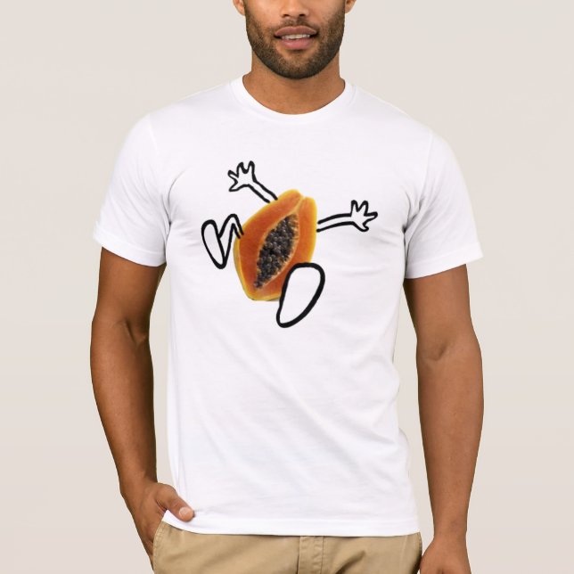 T-shirt Homme de papaye (Devant)