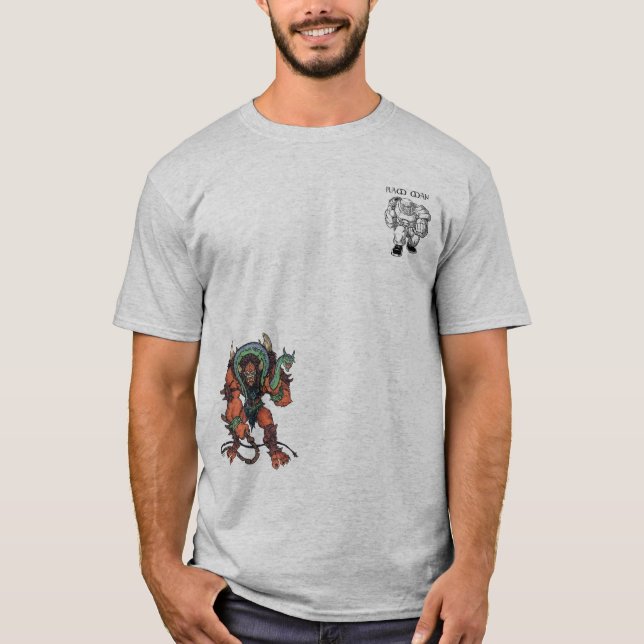 T-shirt Homme de RAM d'homme de bête (Devant)