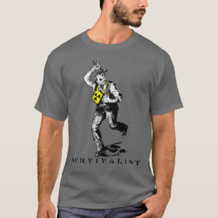 T-shirt Homme de retombées radioactives, S U R V I V A L I