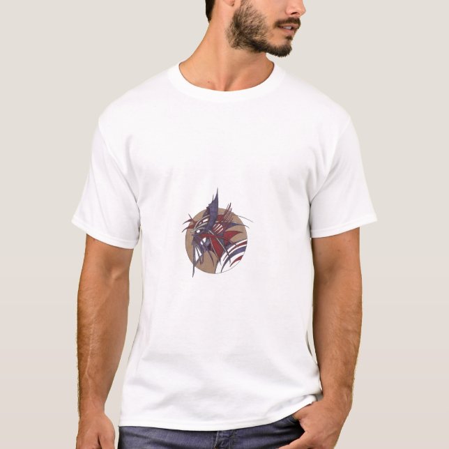 T-shirt homme de samuri (Devant)
