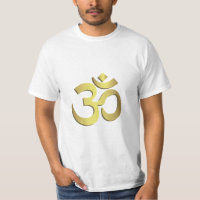 Homme de symbole de yoga de l'OM (Aum) Namaste