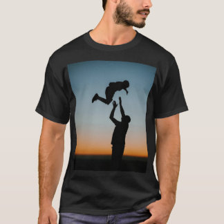 T-shirt homme demi manche t shirt idée fête des pères