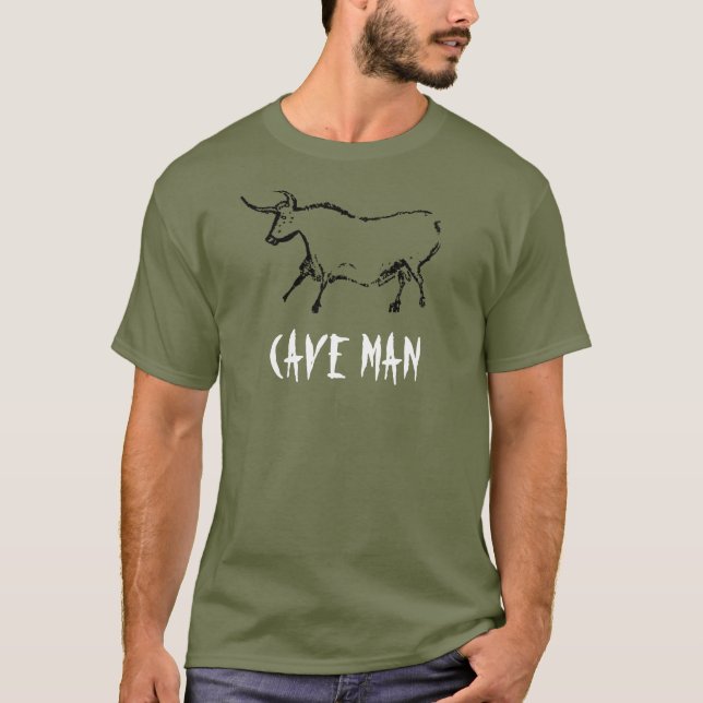 T-shirt Homme des cavernes (Devant)
