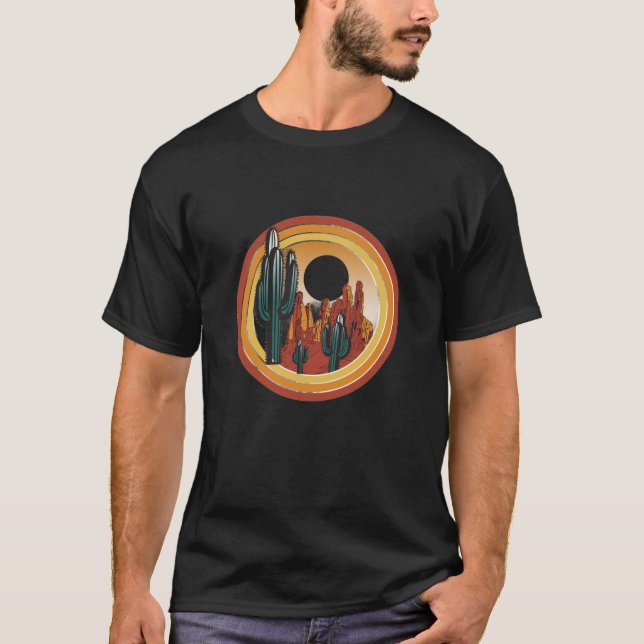T-shirt homme désert T-shirt couleur sable (Devant)