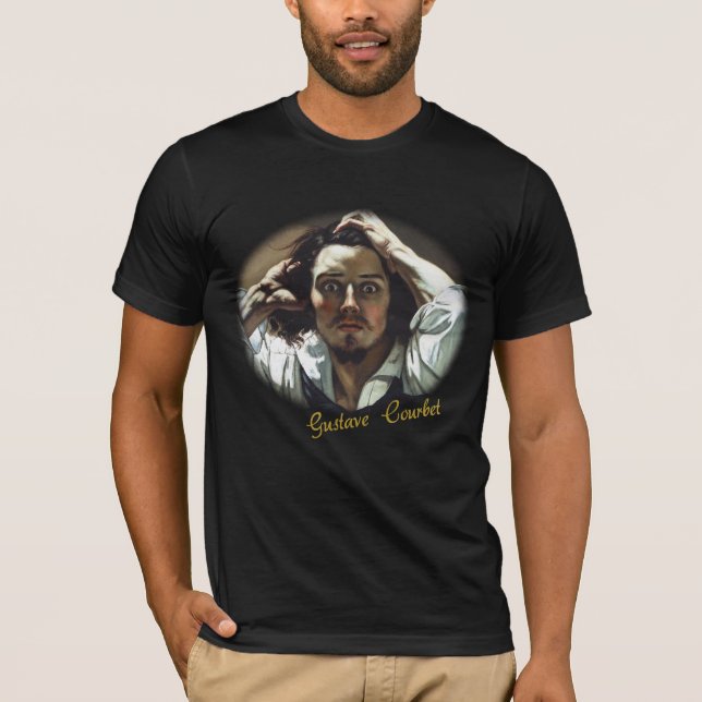 T-shirt Homme désespéré par Gustave Courbet (Devant)