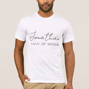 T-shirt Homme d'honneur personnalisé 