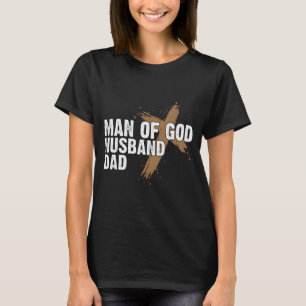 T-shirt Homme Dieu Mari Papa Foi Religieuse Conception