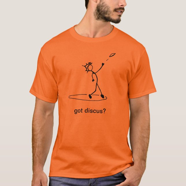T-shirt Homme Discus Thrower "Discus ?" (Devant)