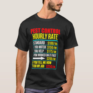 T-shirt Homme drôle exterminateur de lutte antiparasitaire
