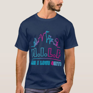 T-shirt Homme drôle que j'aime pour la fille des joueurs