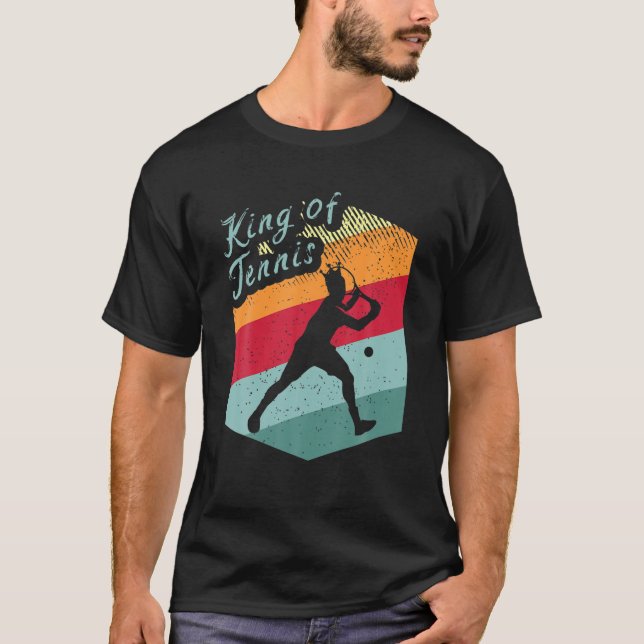 T-shirt Homme Drôle Tennis Vêtements Pour Un Joueur De Ten (Devant)